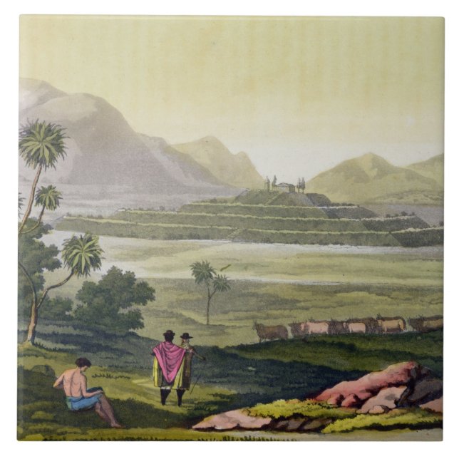 Carreau Teocalli, le grand temple chez Tenochtitlan, (Devant)