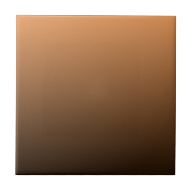 Carreau Terracotta Rust to Dark Brown Ombre Gradient (Devant)