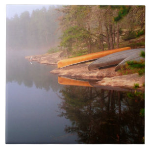 Carreau Terrain de camping Foggy Canoe, lac Kawnipi,