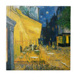 Carreau Terrasse de café de Vincent van Gogh |, Place du<br><div class="desc">Café terrasse,  Place du Forum,  Arles,  1888 (huile sur la toile) Gogh,  Vincent fourgon (1853-90) BBC192281 café terrasse,  Place du Forum,  Arles,  1888 (huile sur la toile),  Gogh,  Vincent fourgon (1853-90)/Rijksmuseum Kroller-Muller,  Otterlo,  Pays-Bas/bibliothèque d'art de Bridgeman</div>