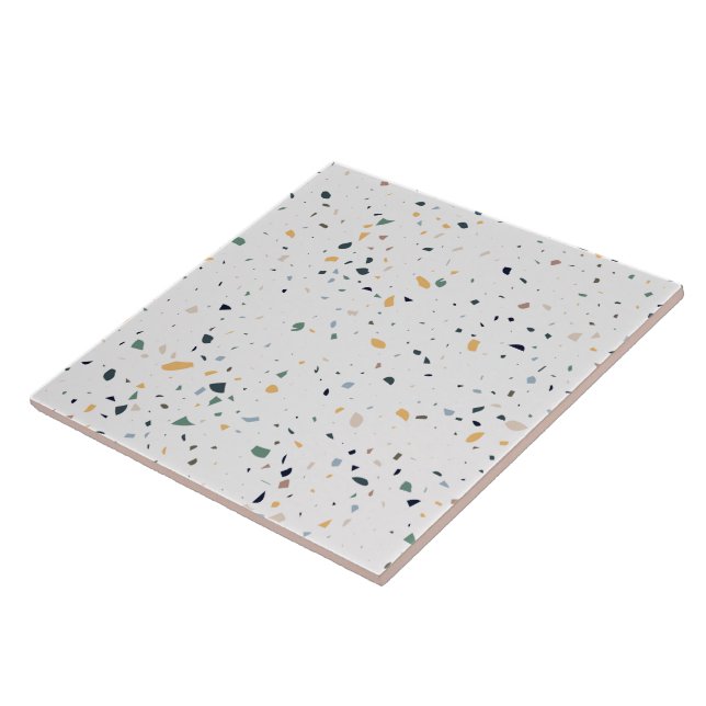 Carreau terrazzo texture sol motif Carrelage céramique (Côté)