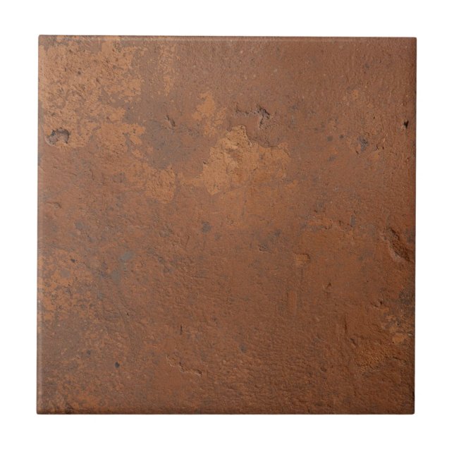 Carreau Terre cuite rouge simple rustique  (Devant)