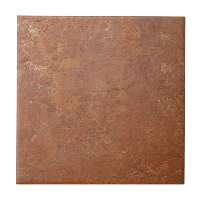 Carreau Terre cuite rouge simple rustique  (Devant)