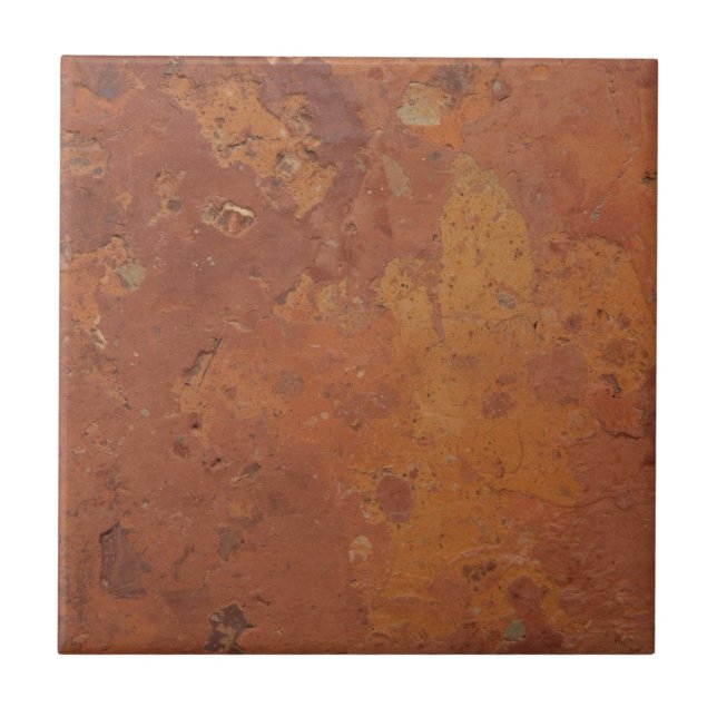 Carreau Terre cuite rouge simple rustique  (Devant)