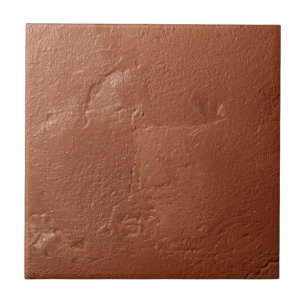 Carreau Terre cuite rouge simple rustique 