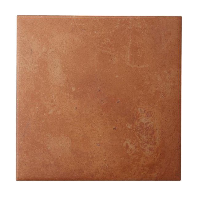 Carreau Terre cuite rouge simple rustique  (Devant)