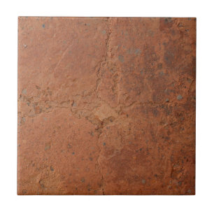 Carreau Terre cuite rouge simple rustique 