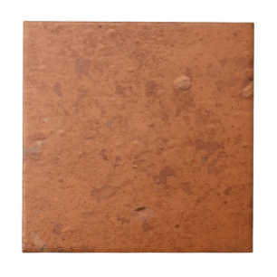 Carreau Terre cuite rouge simple rustique 