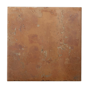 Carreau Terre cuite rouge simple rustique 