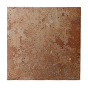 Carreau Terre cuite rouge simple rustique 