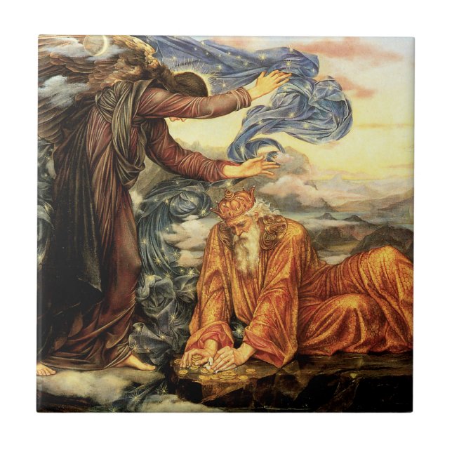 Carreau Terre liée par Evelyn De Morgan, Art victorien (Devant)