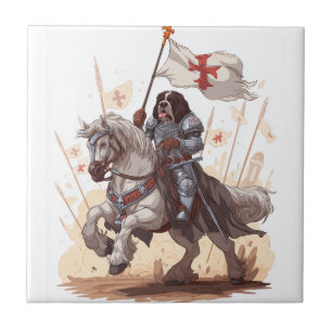 Carreau Terre-Neuve chevaleresque - Armure royale pour chi