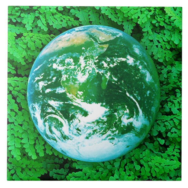 Carreau Terre verte - conscience écologique (Devant)