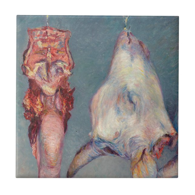 Carreau Tête de veau et langue de boeuf de Gustave Cailleb (Devant)