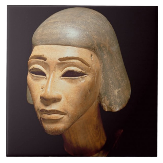 Carreau Tête d'un harpiste, de dites EL-Amarna, c.1370-136 (Devant)