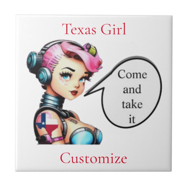 Carreau Texas Girl Thunder_Cove (Devant)