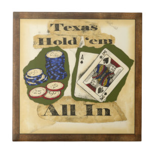 Carreau Texas Hold 'Em main avec le roi et l'as