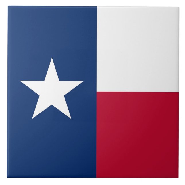 Carreau Texas State Flag Tile (Devant)