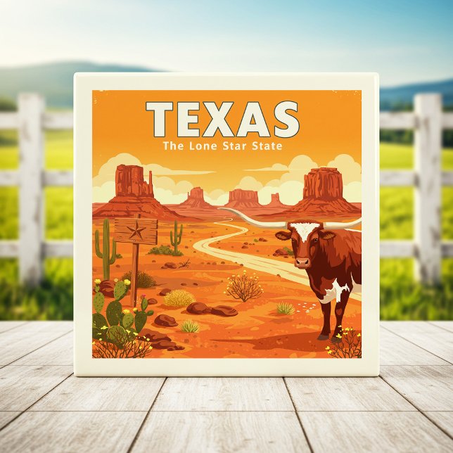 Carreau Texas vintage (Créateur téléchargé)