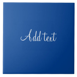 Carreau Texte blanc sur modèle arrière - plan bleu