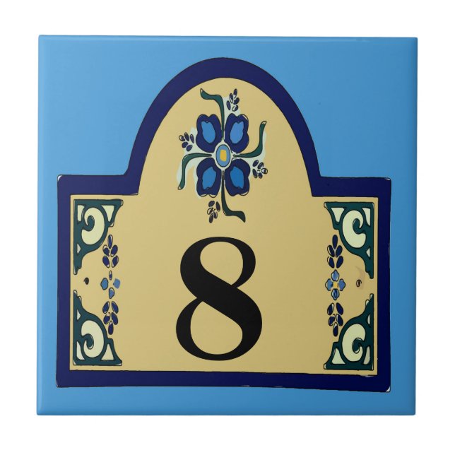 Carreau Texte de modification des numéros de maison (Devant)