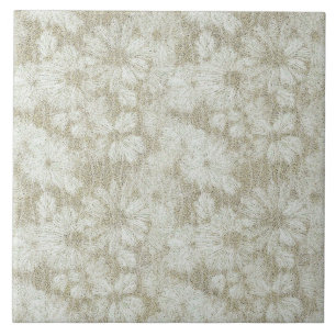 Carreau Texture crémeuse veloutée de marguerite florale
