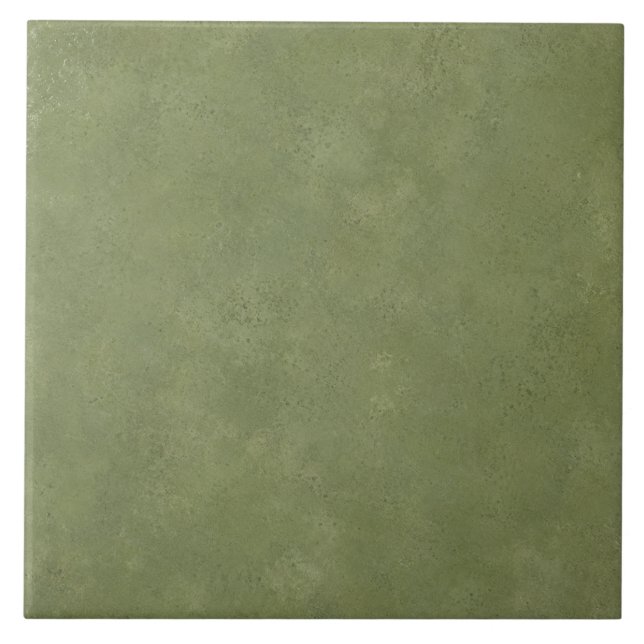 Carreau Texture de glaçure rustique vert sauge atténué (Devant)