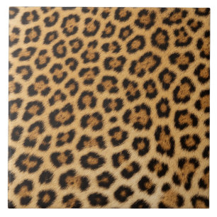 Carreau texture de léopard fourrure peau cuir imprimé anim
