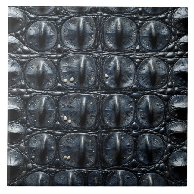 Carreau texture de peau de crocodile animal nature échelle (Devant)