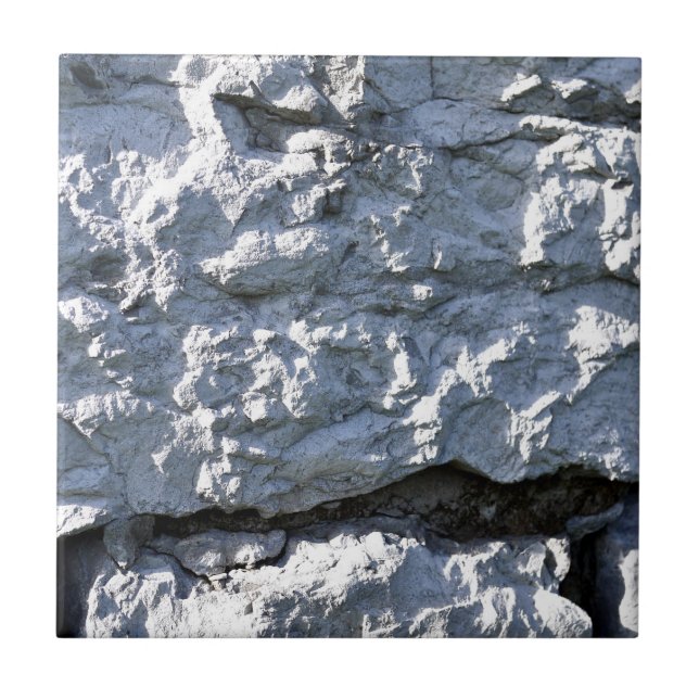 Carreau Texture de pierre brute, brique blanche (Devant)