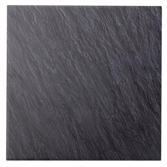 Carreau Texture de pierre d'ardoise sombre (Devant)