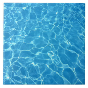 Carreau Texture d'eau bleue