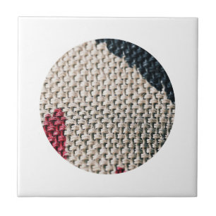 Carreau Texture du matériau de surface du lin de coton