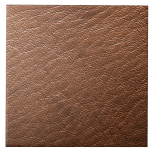 Carreau Texture en cuir Brown