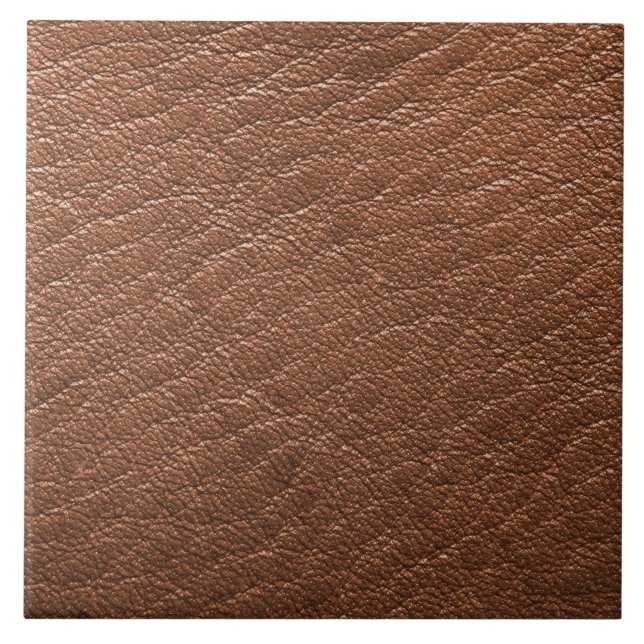 Carreau Texture en cuir Brown (Devant)