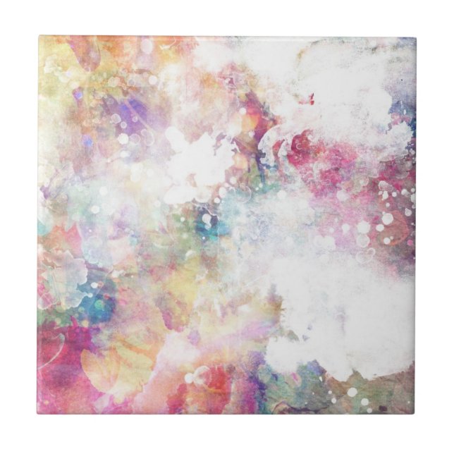 Carreau Texture grunge abstraite avec la peinture 2 (Devant)