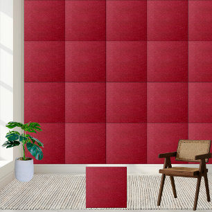 Carreau Texture velours rouge profond Style Carrelage céra