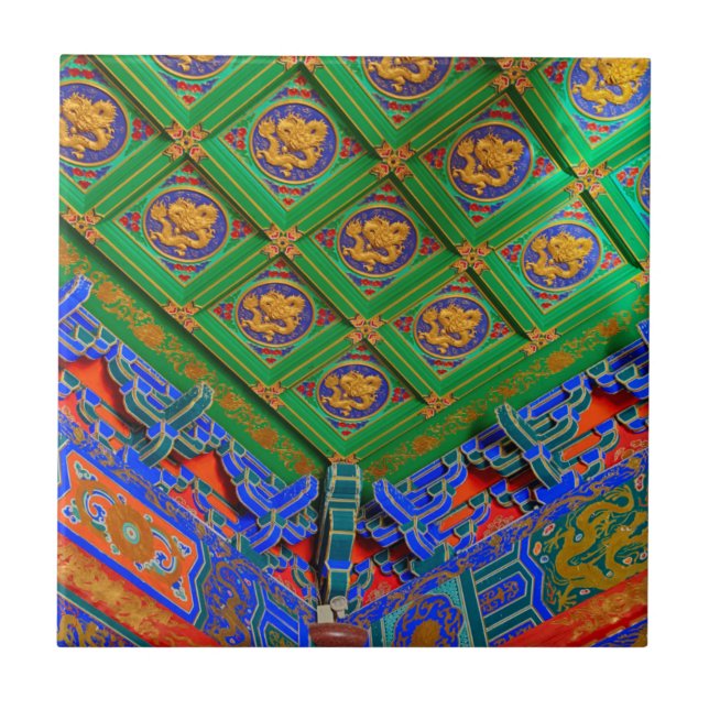 Carreau Thaïlande, Bangkok| Temple du Dragon (Devant)