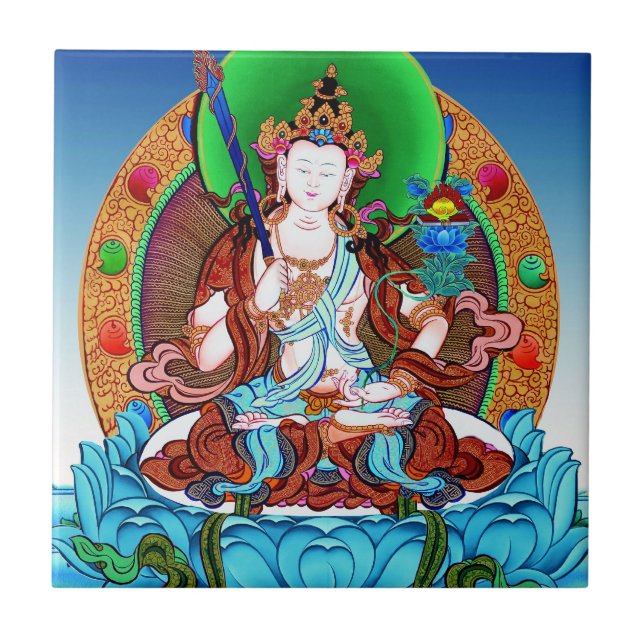 Carreau Thangka Akasagarbha Bodhisattva Mahasattva (Devant)