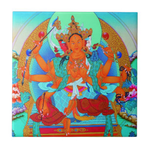 Carreau Thangka marici, tibétain oriental Cool