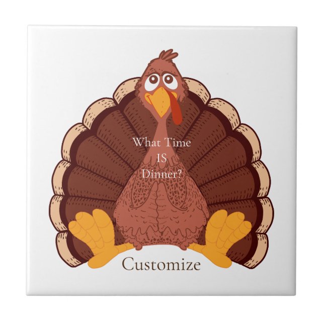 Carreau Thanksgiving Turkey Thunder Cove (Devant)