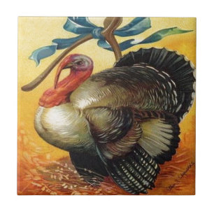 Carreau Thanksgiving vintage Turquie
