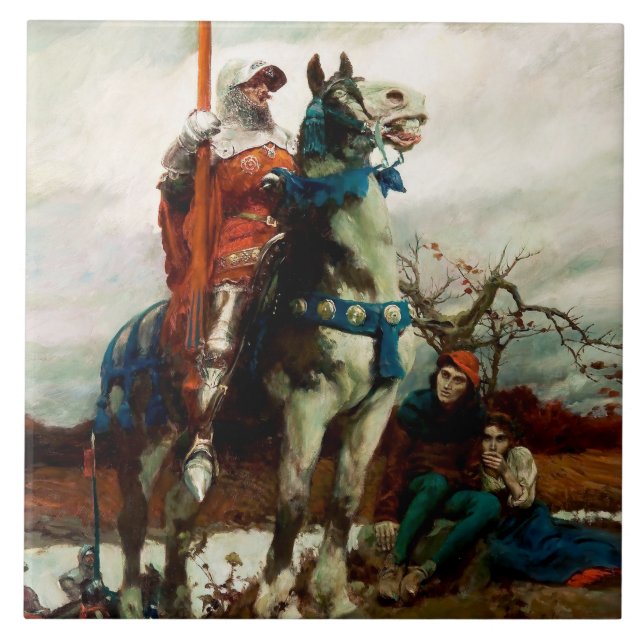 Carreau The Coming Lancaster par Howard Pyle (Devant)