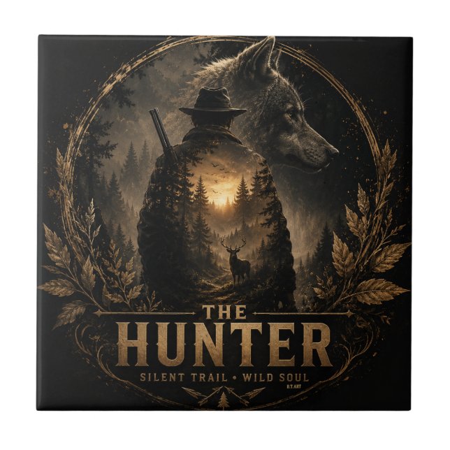 Carreau The Hunter , Dans le silence sauvage  (Devant)