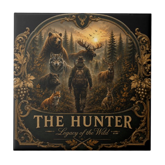 Carreau The Hunter , Dans le silence sauvage  (Devant)