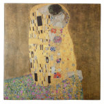 Carreau The Kiss, 1907-08<br><div class="desc">Numéro de collection d'images:  XAM601 The Kiss,  1907-08 (huile sur toile). Klimt,  Gustav (1862-1918) huile sur toile. Osterreichische Galerie Belvedere,  Vienne,  Autriche.1907</div>