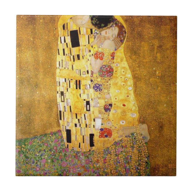 Carreau The Kiss High Resolution Gustav Klimt (Devant)