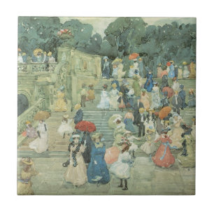 Carreau The Mall, Central Park de Maurice Prendergast