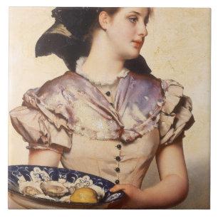 Carreau The Oyster Girl (par Karl Gussow)