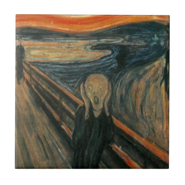 Carreau The Scream - Edvard Munch (Devant)
